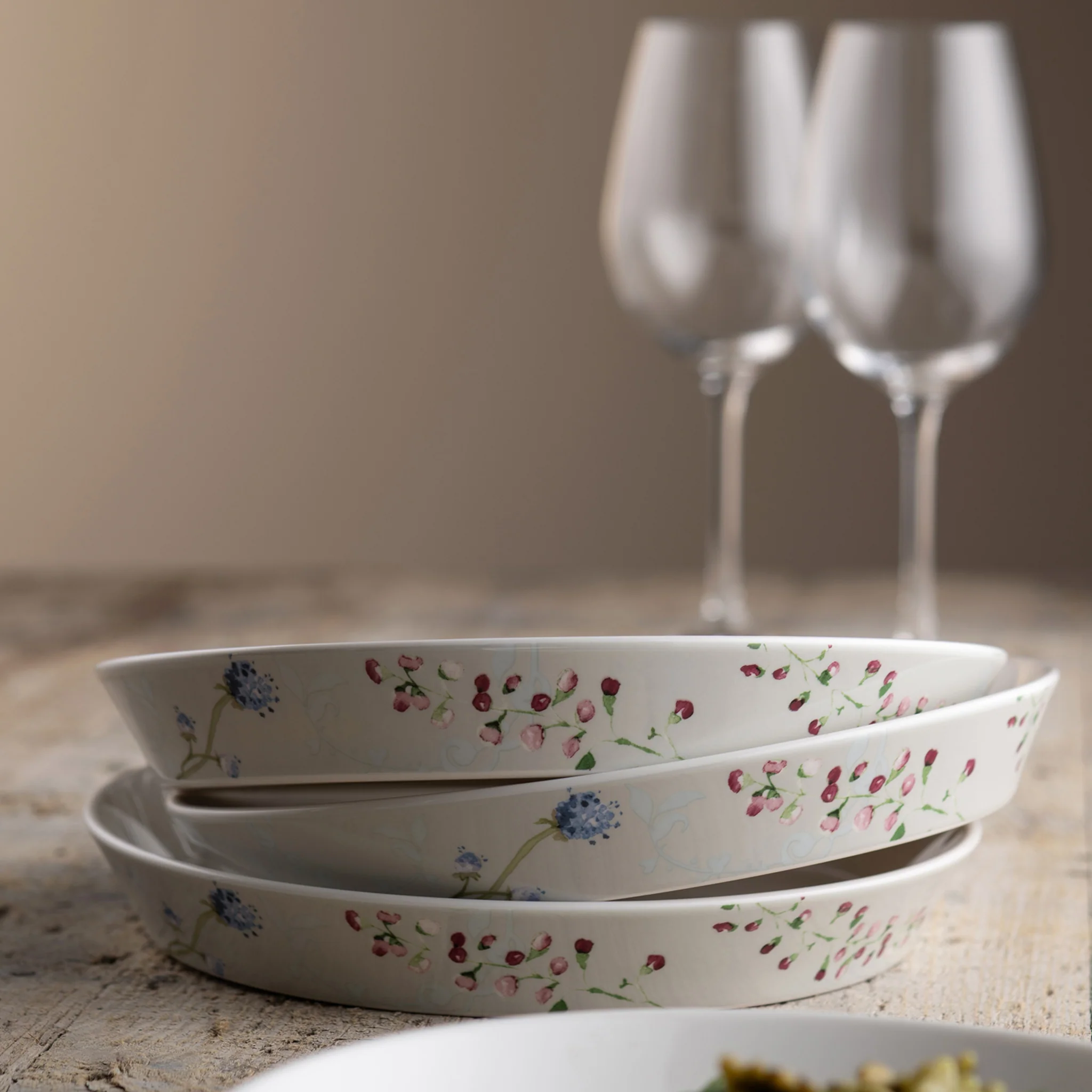 Aynsley Camille Pale Jade Pasta Bowls Set of 4 - Image 2