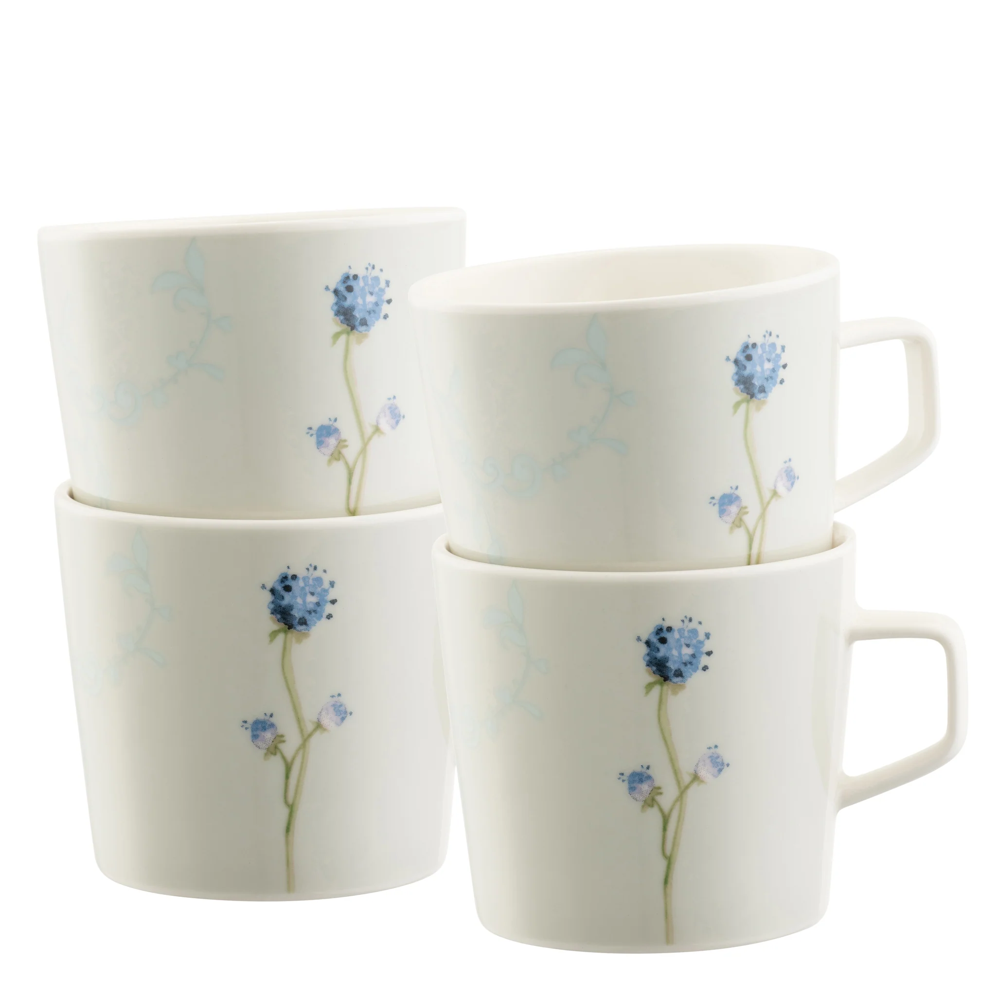 Aynsley Camille Pale Jade Set of 4 Mugs - Image 2