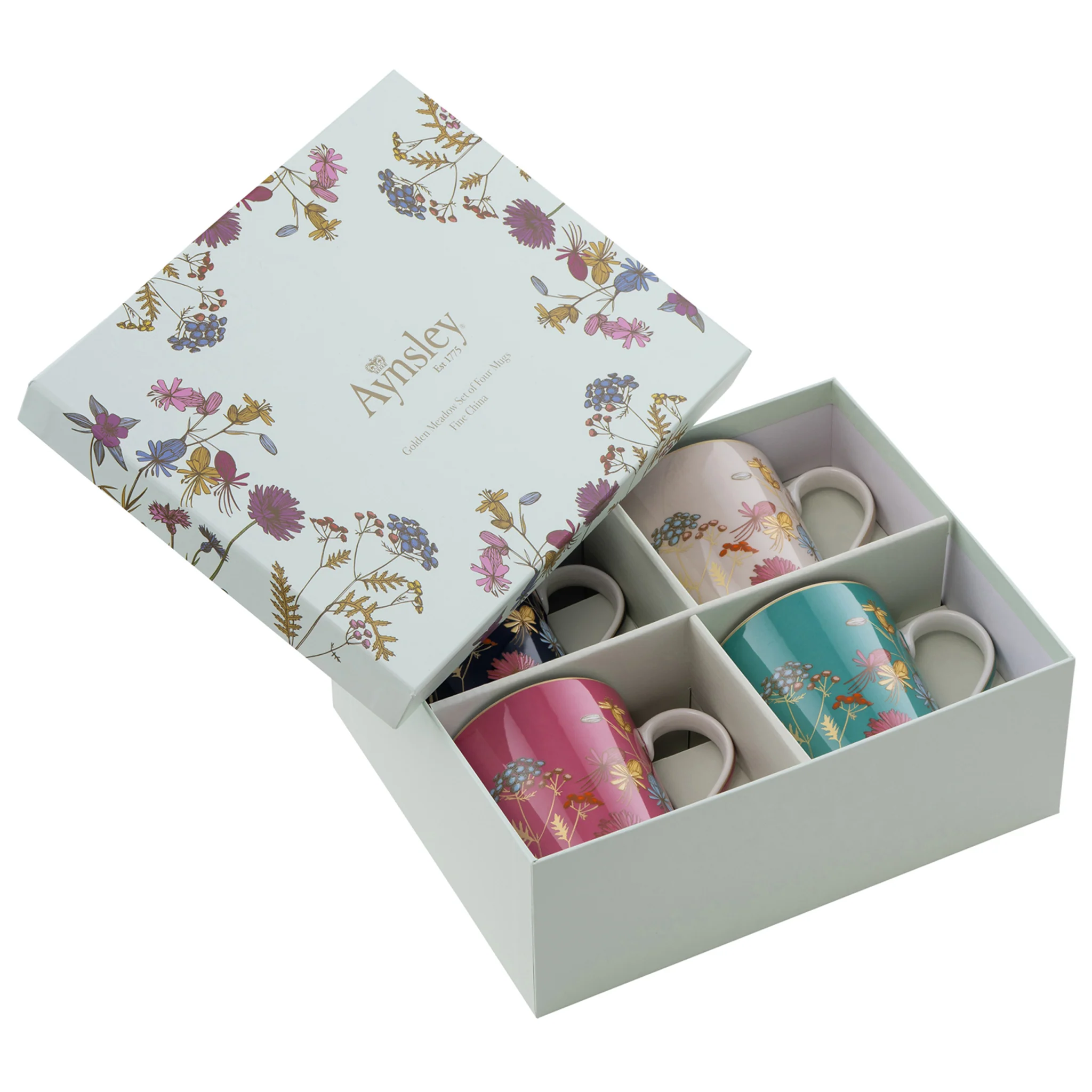 Aynsley Golden Meadow Set of 4 Mugs - Image 2