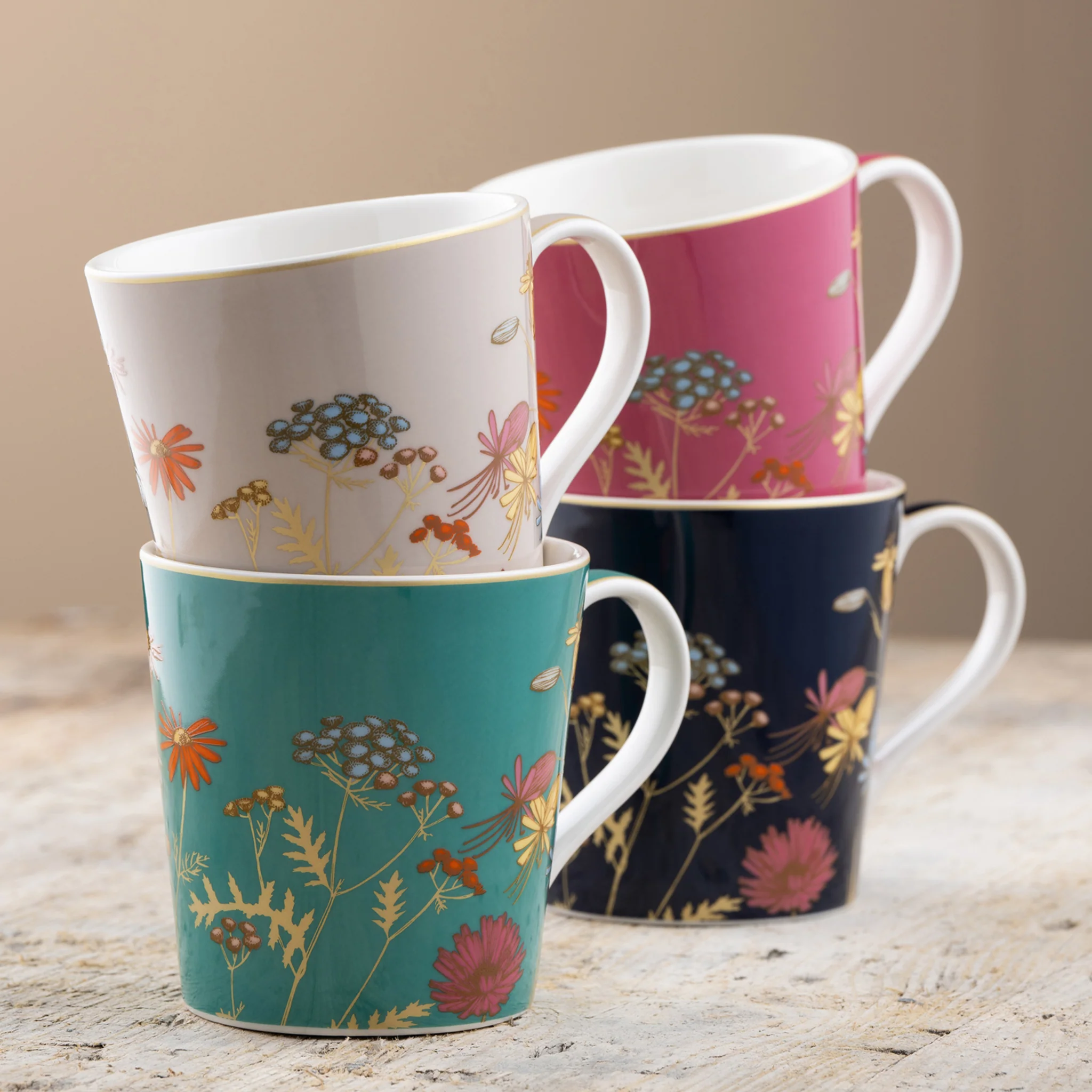 Aynsley Golden Meadow Set of 4 Mugs - Image 3