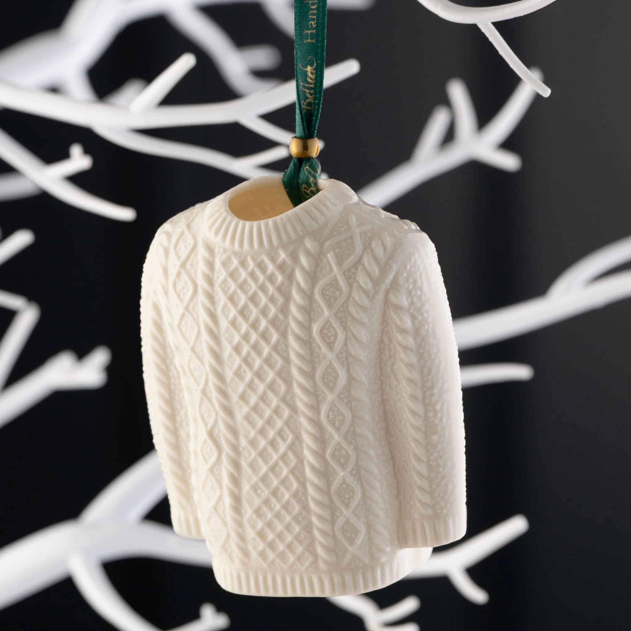 Belleek Classic Aran Jumper Ornament - Image 2