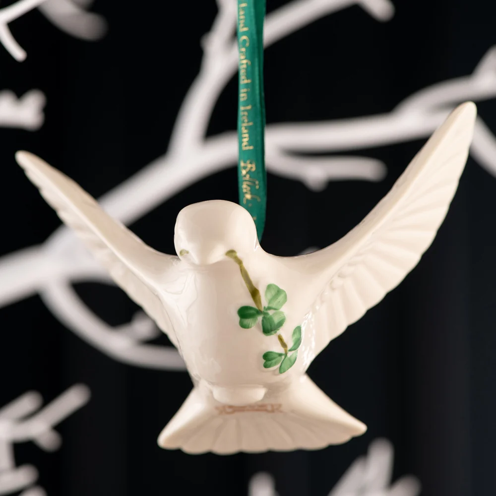 Belleek Classic Dove Ornament - Image 2