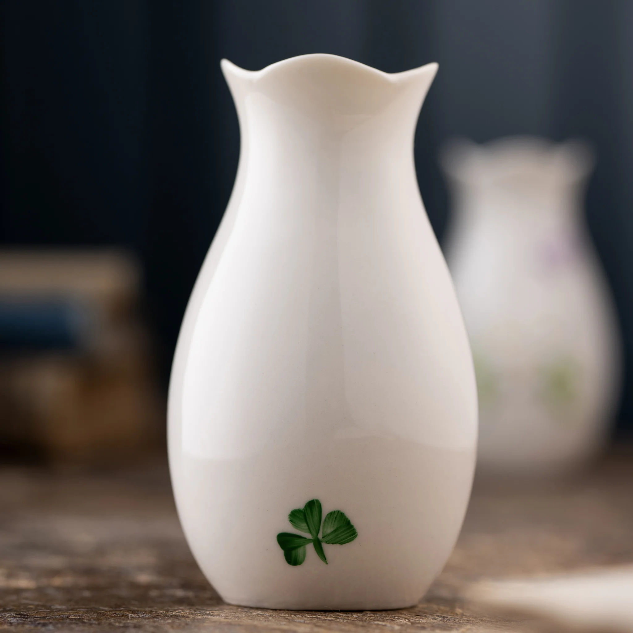 Belleek Classic Forget Me Not Mini Vase - Image 3