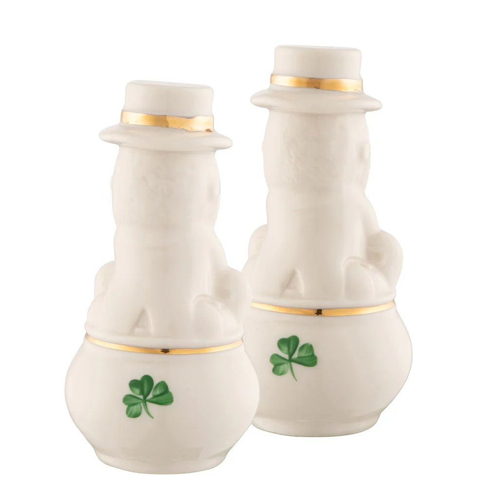 Belleek Classic Leprechaun Salt & Pepper - Image 2