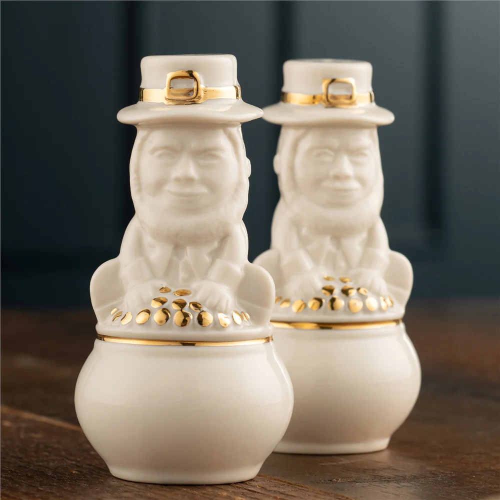 Belleek Classic Leprechaun Salt & Pepper - Image 3