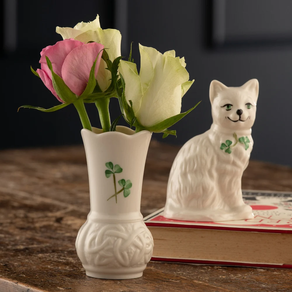 Belleek Classic Quizzical Cat - Image 2