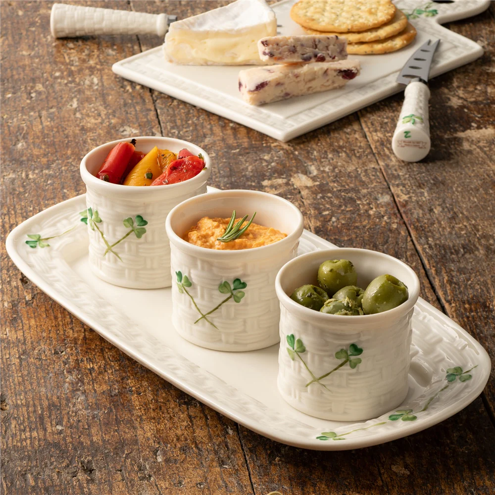 Belleek Classic Shamrock Tapas Set - Image 2