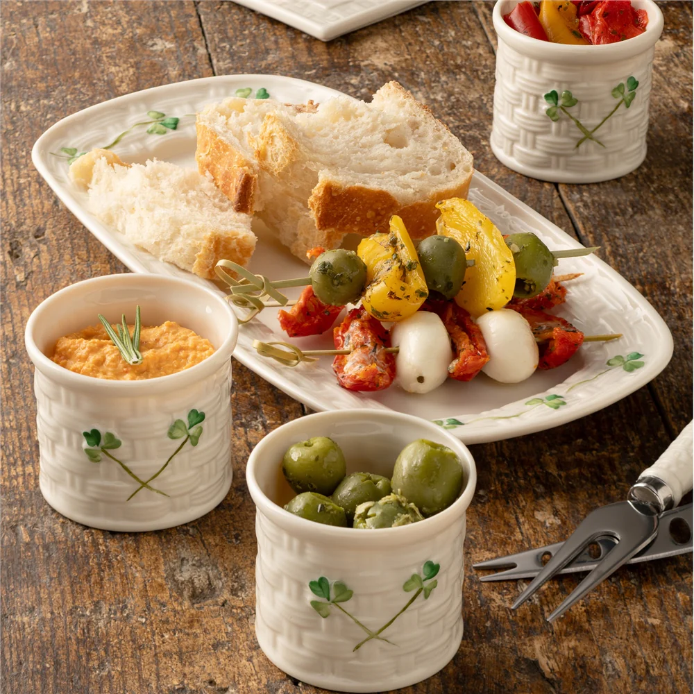 Belleek Classic Shamrock Tapas Set - Image 3