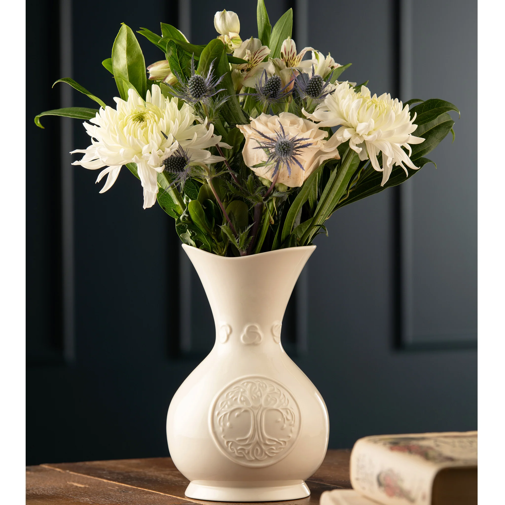 Belleek Classic Tree of Life 9" Vase - Image 2