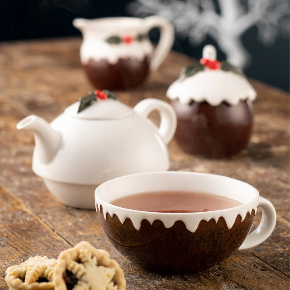 Belleek Living Christmas Pudding Tea for One - Image 3