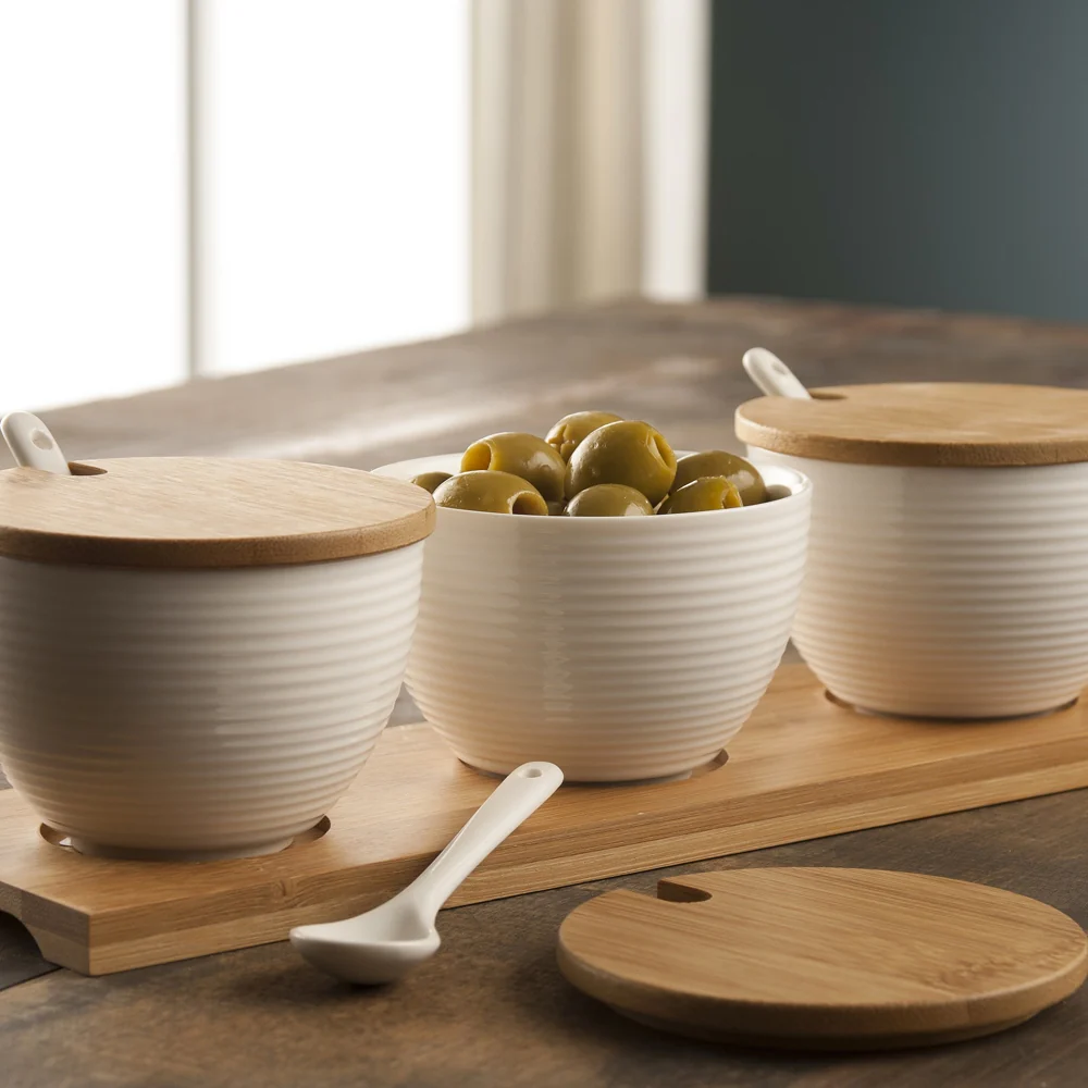 Belleek Living Ripple 3 Bowls Set - Image 3