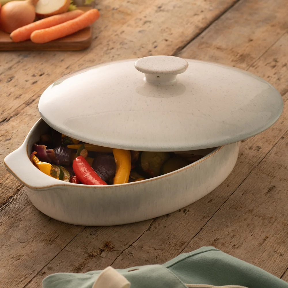 Belleek Living Tivoli Oval Lidded Baker - Image 3