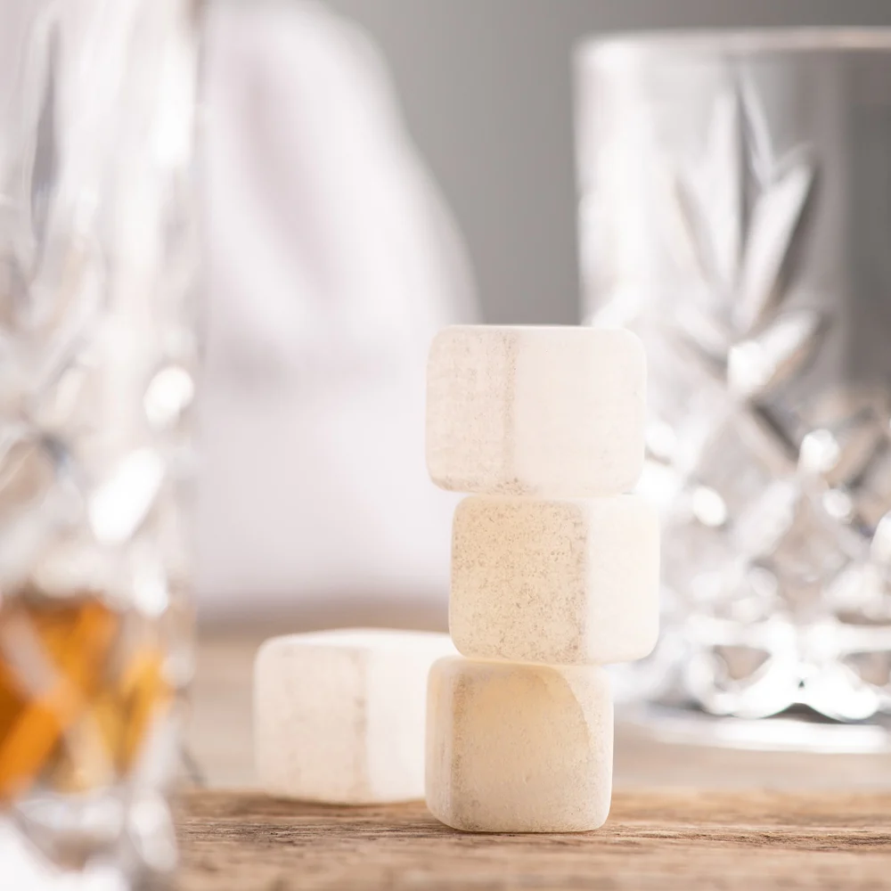 Galway Crystal Cooling Stones Set of 4  - White Jade - Image 2