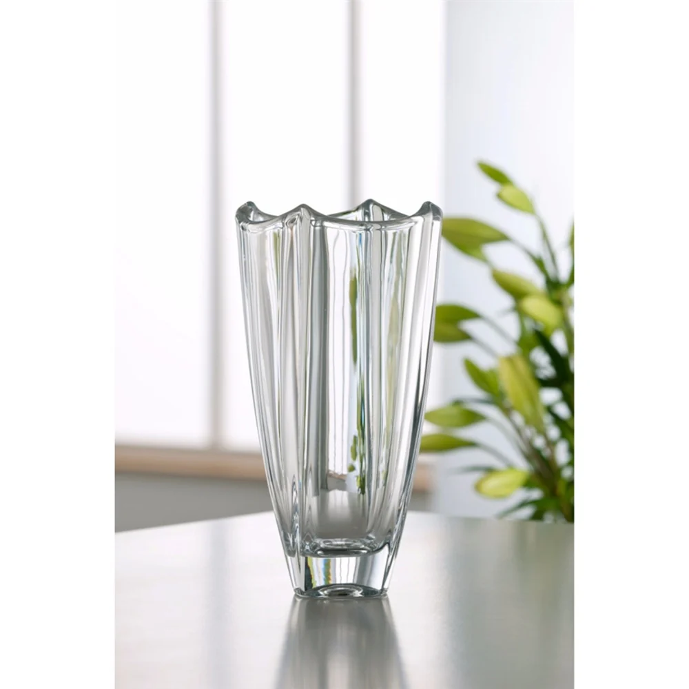 Galway Crystal Dune 10" Square Vase - Image 2