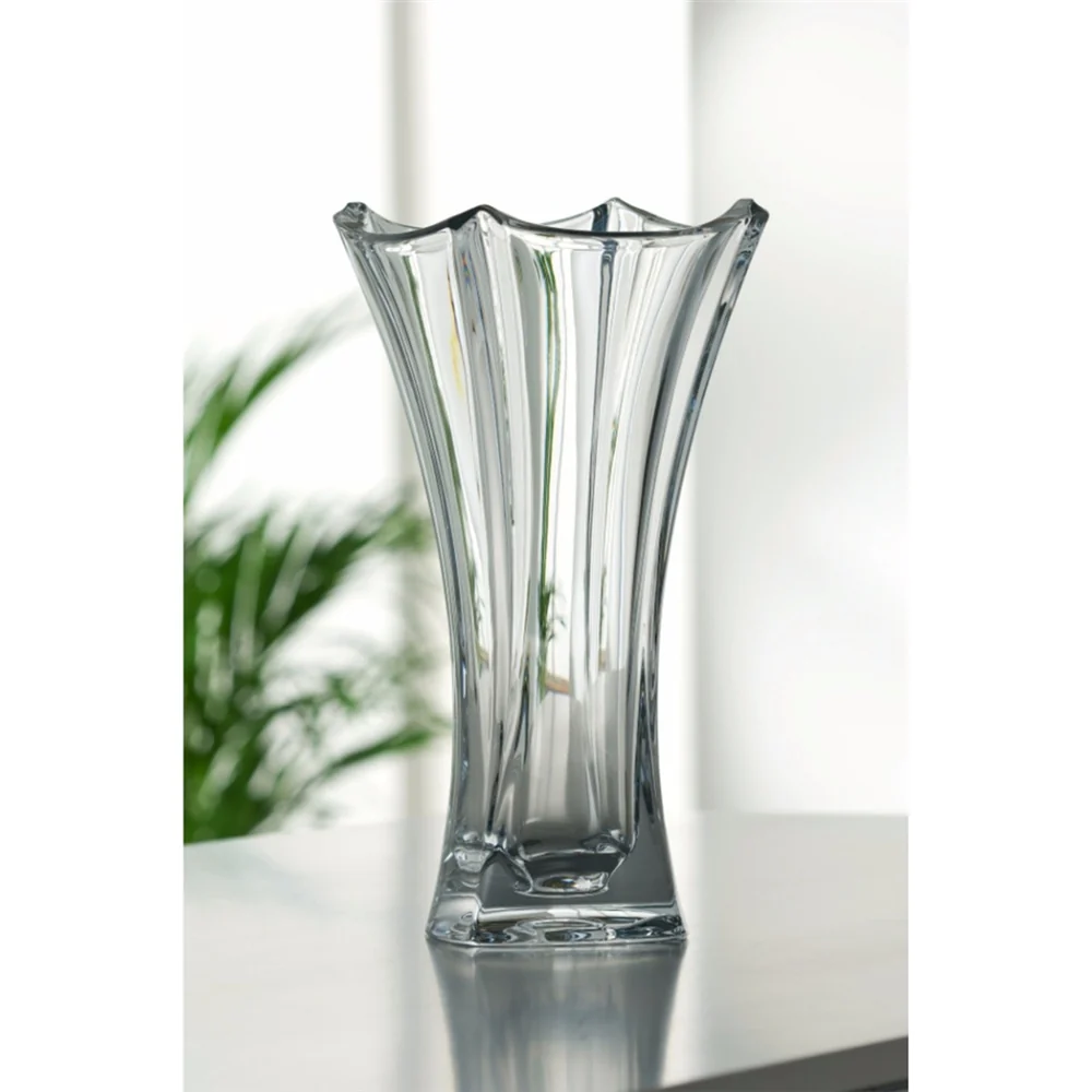 Galway Crystal Dune 14" Waisted Vase - Image 2
