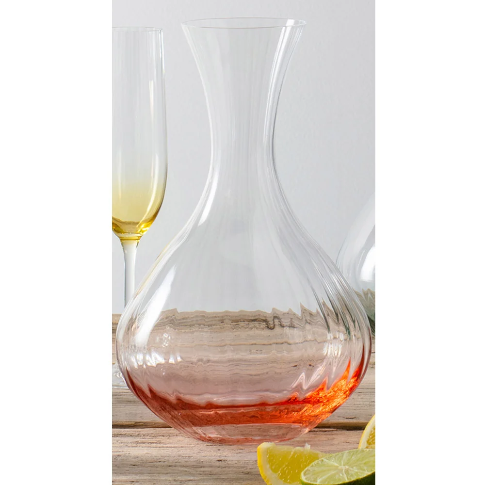 Galway Crystal Erne Carafe in Blush - Image 2