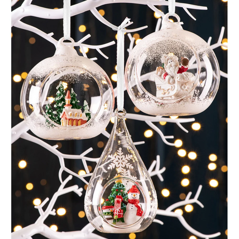 Galway Living  Church Scene Hanging Bauble - Image 3
